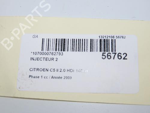 Used Injector Injector CITROËN C5 III (RD_) 2.0 HDi 140 (RDRHF8, RDRHFA, RDRHA8, RDRHAJ) (140 hp) 36426777 36426777