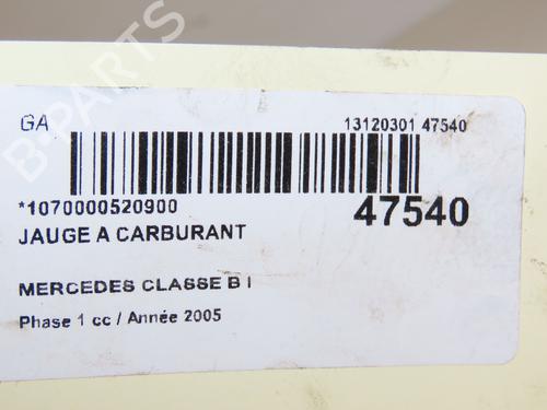 Fuel pump MERCEDES-BENZ B-CLASS Sports Tourer (W245) B 200 CDI (245.208) | BP18148623M76 