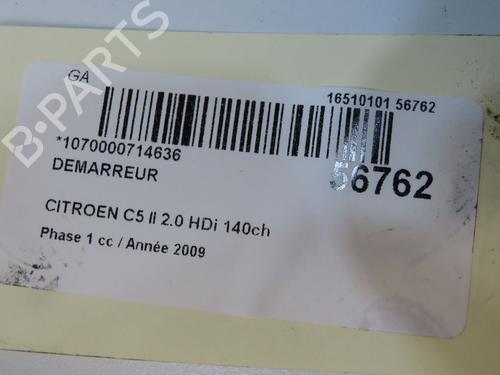 Starter CITROËN C5 III (RD_) 2.0 HDi 140 (RDRHF8, RDRHFA, RDRHA8, RDRHAJ) | BP36426783M8 - Image 4
