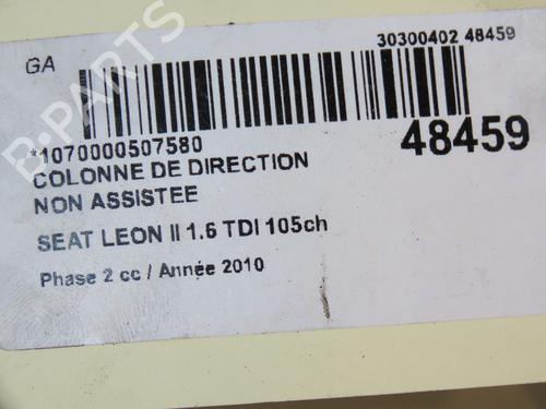 Used Steering column SEAT LEON (1P1) 1.6 TDI (105 hp) 17868139