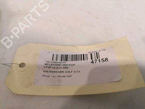 Rear right window mechanism VW GOLF V (1K1) 2.0 TDI 16V | BP15722877C25 