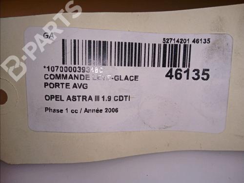 Left front window switch OPEL ASTRA H GTC (A04) 1.9 CDTI (L08) | BP11921467I27 