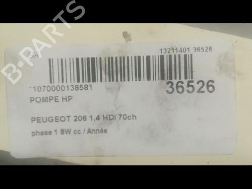 Used Injection pump PEUGEOT 206 SW (2E/K) 1.4 HDi (68 hp) 9599617
