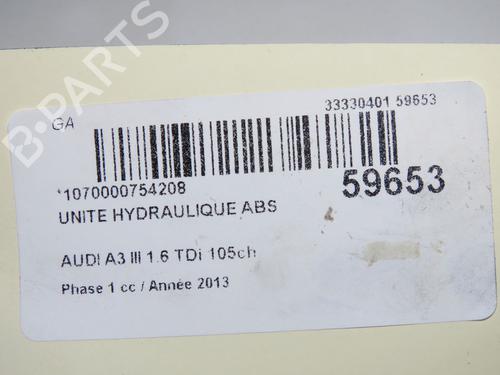 Used ABS pump ABS pump AUDI A3 Sportback (8VA, 8VF) 1.6 TDI (110 hp) 40110660 40110660