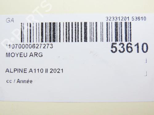 Left rear steering knuckle ALPINE A110 II 1.8 S | BP36027958M27 - Image 6