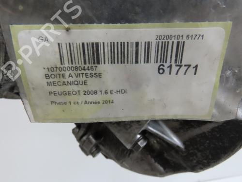 Gearbox PEUGEOT 2008 I (CU_) 1.6 HDi | BP39732799M3 - Image 6