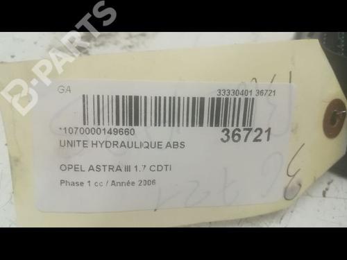 ABS Bremseaggregat OPEL ASTRA H GTC (A04) 1.7 CDTi (L08) | BP9600706M43 