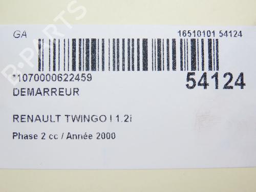 Anlasser für RENAULT TWINGO I (C06_) 1.2 (C066, C068) (58 hp) 28829039