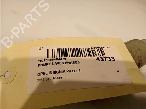 Used Headlight washer OPEL INSIGNIA A (G09) 2.8 V6 Turbo OPC 4x4 (68) (325 hp) 14881767