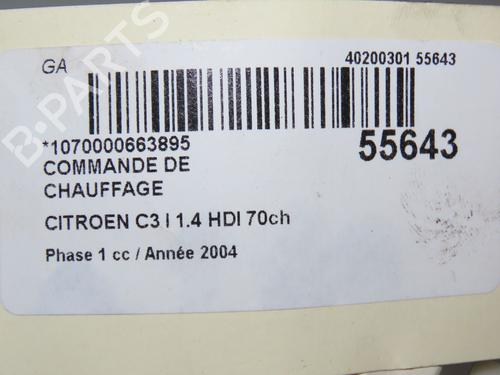 Climate control CITROËN C3 I (FC_, FN_) 1.4 HDi | BP30164321I5