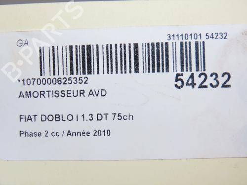 Right front shock absorber FIAT DOBLO Box Body/MPV (223_) 1.3 D Multijet | BP28829796M17 