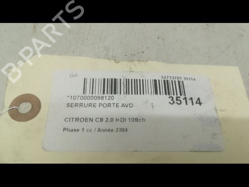 Used Front right lock CITROËN C8 (EA_, EB_) 2.0 HDi (110 hp) 9597185