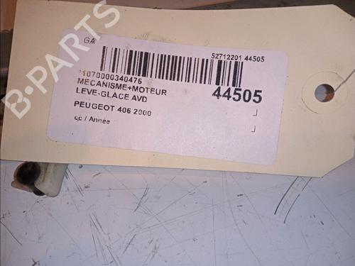 Used Front right window mechanism PEUGEOT 406 (8B) 2.0 HDI 110 (109 hp) 23175705
