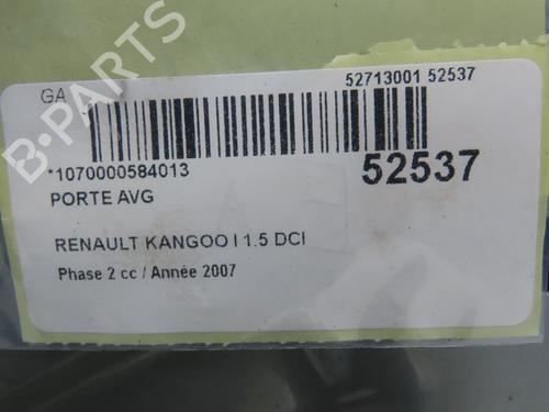 Used Left front door RENAULT KANGOO (KC0/1_) 1.5 dCi (68 hp) 26383667