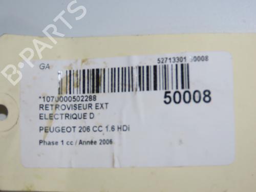 right-mirror-peugeot-206-cc-2d-2000-2001-2002-2003-2004-2005-2006-2007-2008-32253897 main image