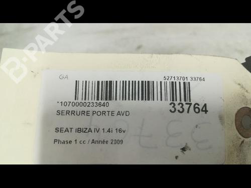 Front right lock SEAT IBIZA IV (6J5, 6P1) 1.4 | BP9608031C97 