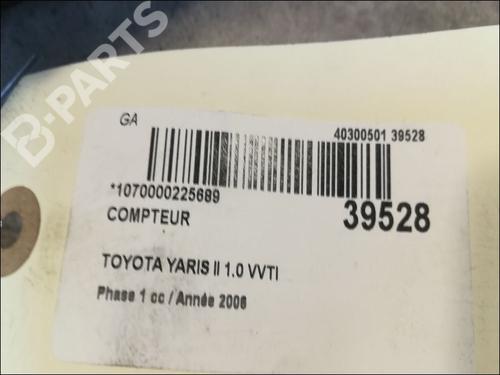 Instrument cluster TOYOTA YARIS (_P9_) 1.0 VVT-i (KSP90_, KSP90R) | BP9607023C47 