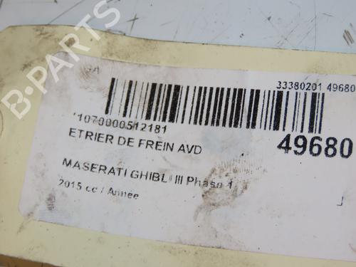 Used Right front brake caliper MASERATI GHIBLI III (M157) 3.0 D (275 hp) 17214508