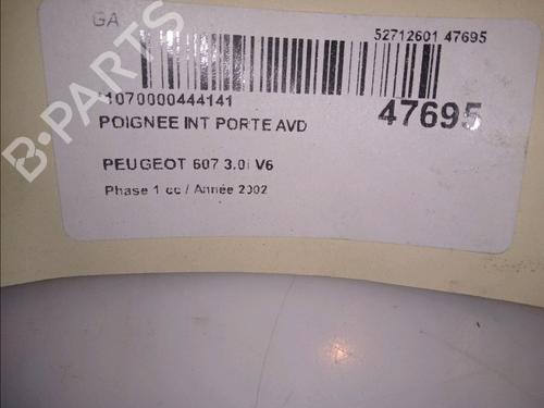 Used Front right interior door handle PEUGEOT 607 (9D, 9U) 3.0 V6 24V (207 hp) 14951414