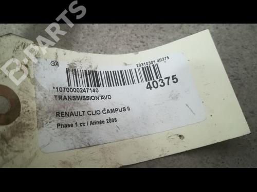 Right front driveshaft RENAULT CLIO II (BB_, CB_) 1.5 dCi (B/CB3M) | BP9609959M39 
