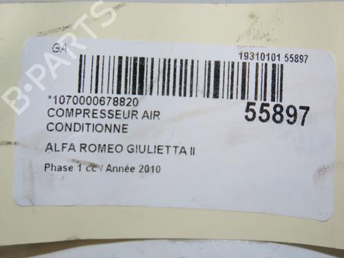 Used AC compressor ALFA ROMEO GIULIETTA (940_) 1.6 JTDM (940FXD1A) (105 hp) 31151624