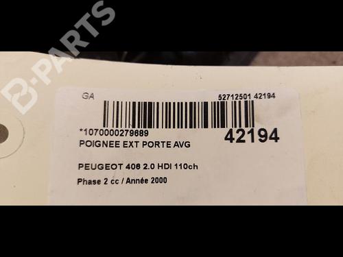 Front left exterior door handle PEUGEOT 406 (8B) 2.0 HDI 110 | BP9614025C128 