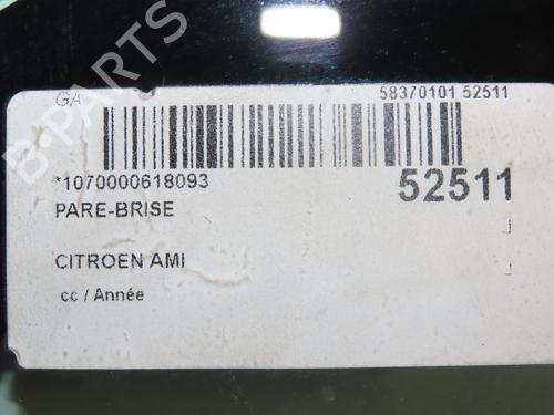 Used Windscreen Windscreen CITROËN AMI (9A_) Electric (9AZ2CA) (8 hp) 36495574 36495574