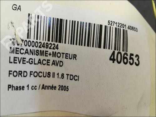 Front right window mechanism FORD FOCUS II (DA_, HCP, DP) 1.6 TDCi | BP9609589C23 