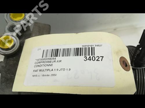 AC compressor FIAT MULTIPLA (186_) 1.9 JTD 115 | BP9595955M34 