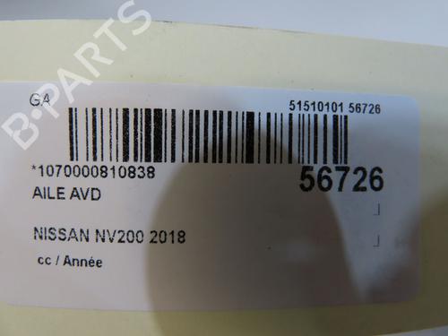 right-front-fenders-nissan-nv200-van-2010-40050833 main image