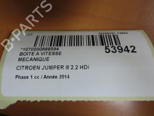 Used Gearbox CITROËN JUMPER II Van 2.2 HDi 130 (130 hp) 30978810