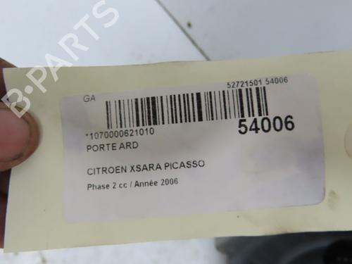 Used Right rear door CITROËN XSARA PICASSO (N68) 1.6 HDi (109 hp) 28831874