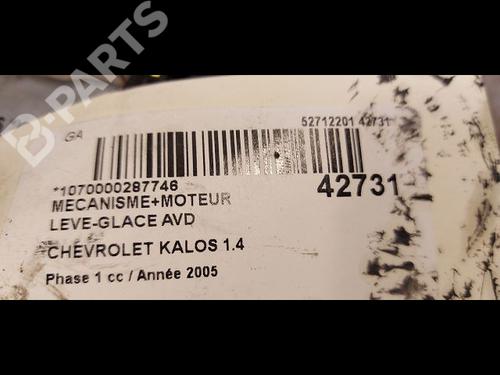 Front right window mechanism CHEVROLET AVEO / KALOS Hatchback (T200) 1.4 | BP9615131C23 