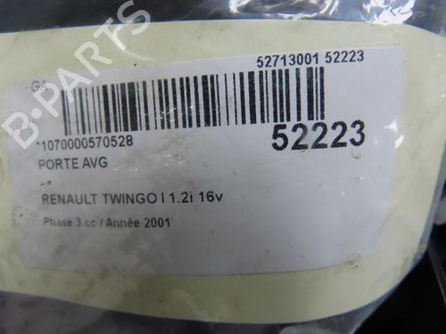 Used Left front door Left front door RENAULT TWINGO I (C06_) 1.2 16V (C06C, C06D, C06K) (75 hp) 28831298 28831298
