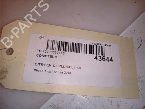 Used Instrument cluster CITROËN C3 Pluriel (HB_) 1.4 HDi (68 hp) 12585632