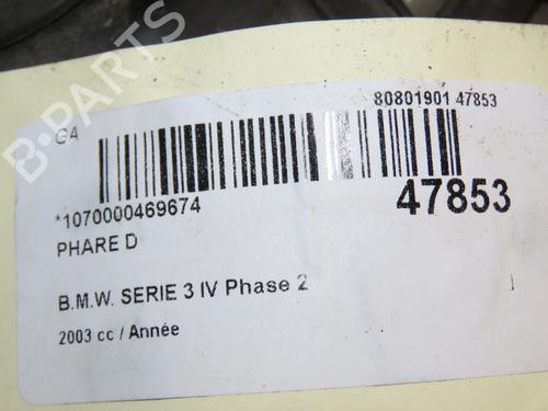 Used Right headlight BMW 3 Touring (E46) 330 xd (204 hp) 18153472