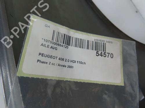 Used Left front fenders Left front fenders PEUGEOT 406 (8B) 2.0 HDI 110 (109 hp) 33222740 33222740