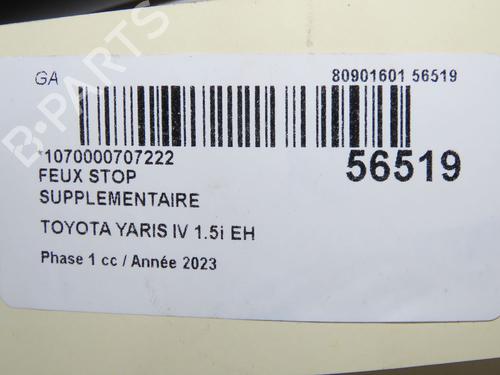 Used Third brake light Third brake light TOYOTA YARIS (_P21_, _PA1_, _PH1_) 1.5 Hybrid (MXPH10, MXPH11) (116 hp) 36427405 36427405