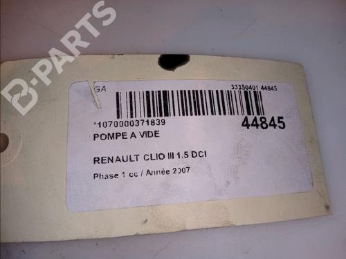 Vacuum pump RENAULT CLIO III (BR0/1, CR0/1) 1.5 dCi (BR17, CR17) | BP11100502M80 
