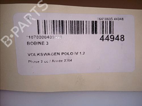 Used Ignition coil Ignition coil VW POLO IV (9N_, 9A_) 1.2 12V (64 hp) 14874694 14874694