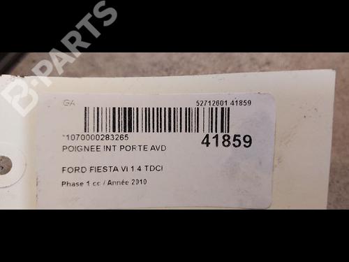 Højre fortil invendig håndtag FORD FIESTA VI (CB1, CCN) 1.4 TDCi | BP9614588I14 