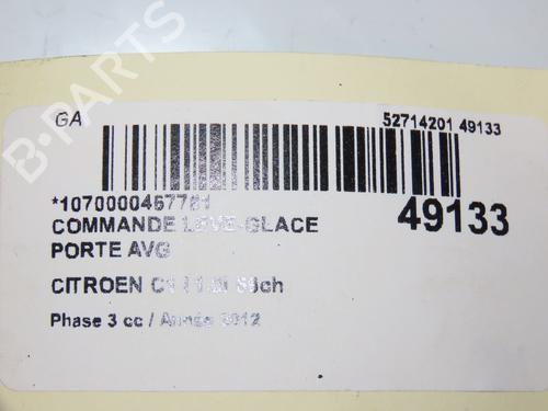 Left front window switch CITROËN C1 (PM_, PN_) 1.0 | BP16769780I27 