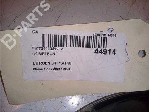 Instrument cluster CITROËN C3 I (FC_, FN_) 1.4 HDi | BP11101358C47 