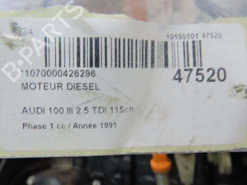 Used Engine Engine AUDI 100 C4 Saloon (4A2) 2.5 TDI (115 hp) 40110536 40110536