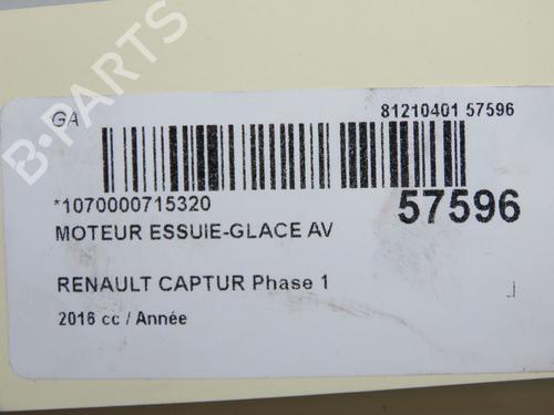 Used Front wiper motor Front wiper motor RENAULT CAPTUR I (J5_, H5_) 1.5 dCi 110 (110 hp) 33836519 33836519