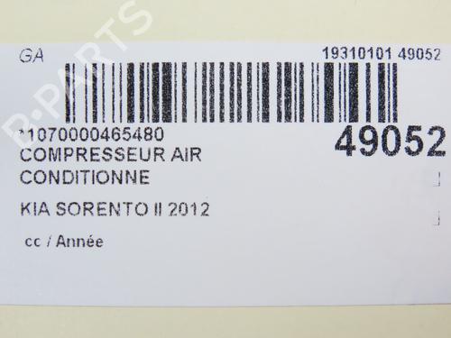 Compressor A/A KIA SORENTO II (XM) 2.2 CRDi 4WD | BP28829232M34 