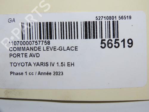 Mando Mando TOYOTA YARIS (_P21_, _PA1_, _PH1_) 1.5 Hybrid (MXPH10, MXPH11) (116 hp) 36427122 36427122