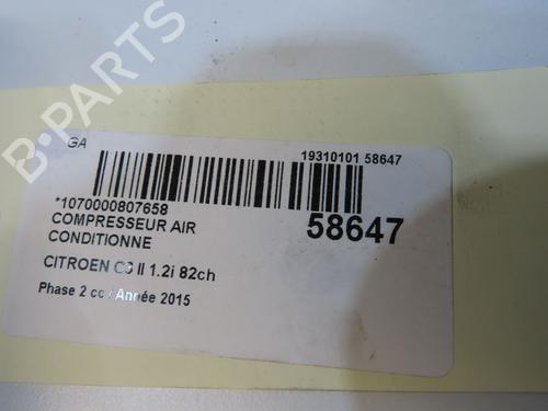 AC compressor CITROËN C3 II (SC_) 1.2 VTi 82 | BP38788220M34 - Image 5