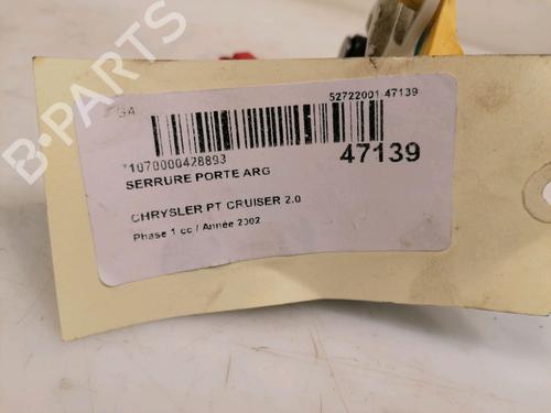 Rear left lock CHRYSLER PT CRUISER (PT_) 2.0 | BP23177107C100 