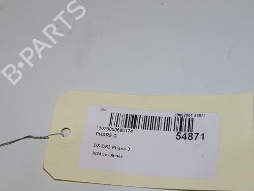 Phare gauche DS DS 3 / DS 3 CROSSBACK (UR_, UC_, UJ_) 1.2 PureTech 130 (URHNSS) (131 hp) 31748033